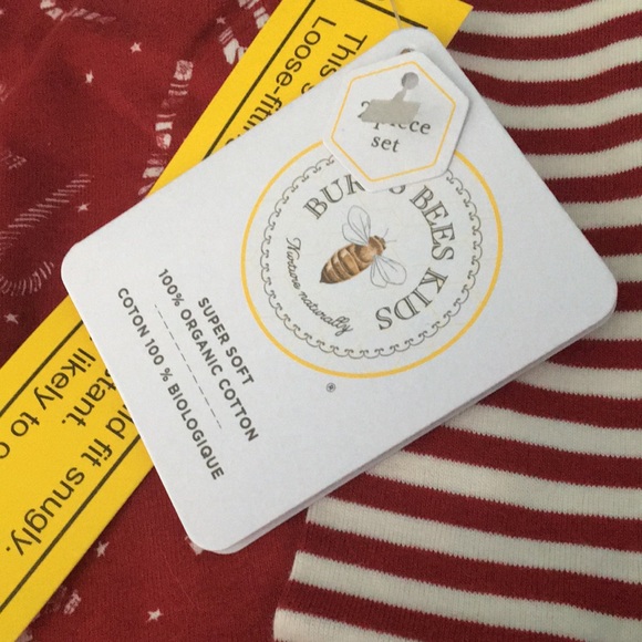 Burt's Bees Pajamas Burts Bees 2pc Pajama Set Christmas Candy Canes